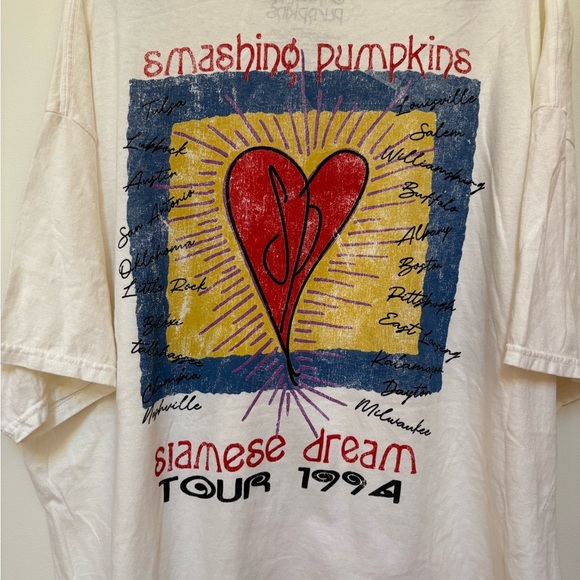 NWOT Smashing Pumpkins Siamese Dream Tour 1994 Tee Dress Size L/XL - Picture 10 of 12